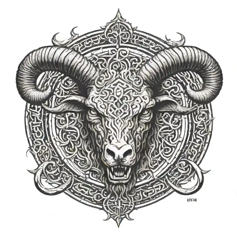 Demonic Aries Symbol