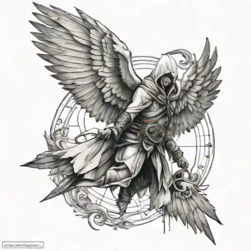 Assassin's Creed Symbol With Wings