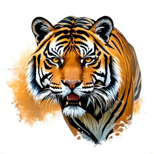 Tiger Ready To Pounce