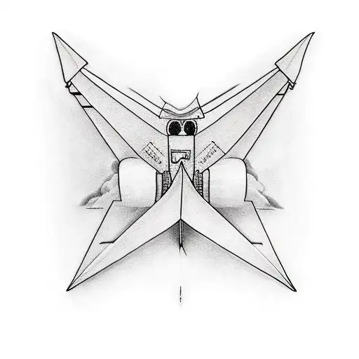 Paper Airplane Becoming Real Airplane