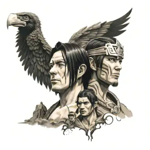 Itachi And Eren With Zeus Longslave