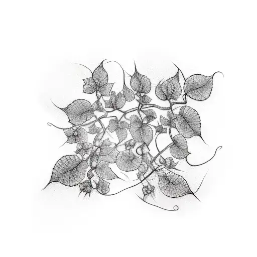 Long Vine Of Poison Ivy Growing Flowers