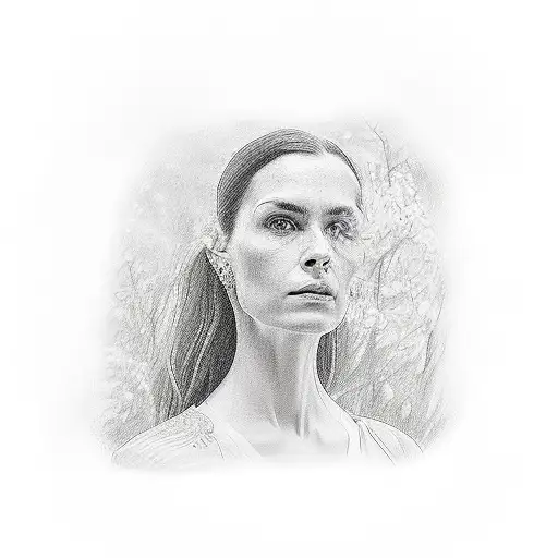 A Portrait Of The Client's Family Members In A Sketch Style