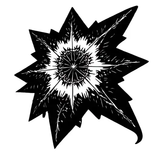 Shoulder A Pattern Covering An Eight Branch Of Star