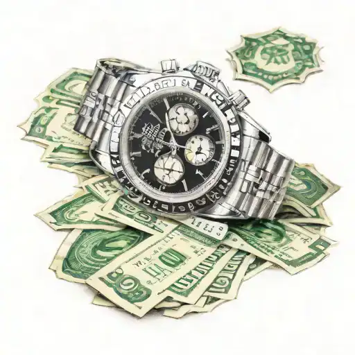 Rolex Sourounded By Money