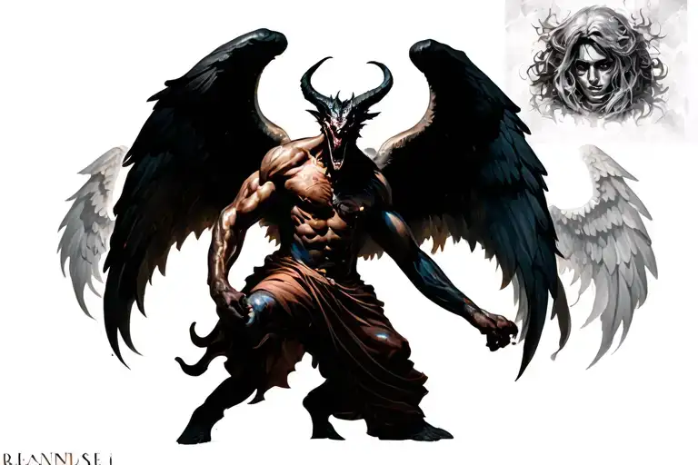 Demon Angel Fighting Soul