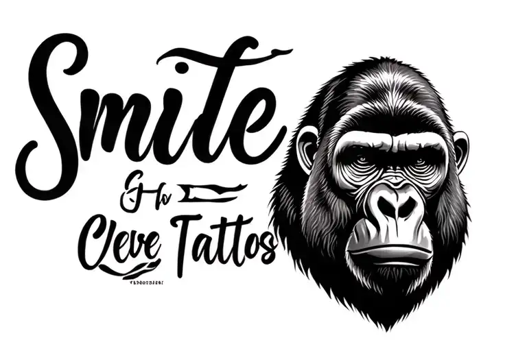 Gorilla Praying Hands Forming