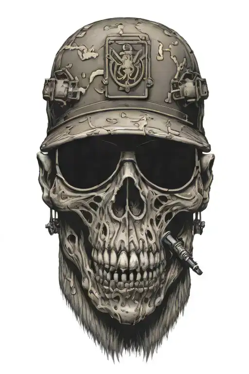 Half Zoombie Marine Soilders Marching