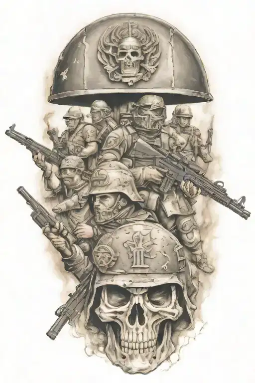 Living Dead Marines To N Battle Scene