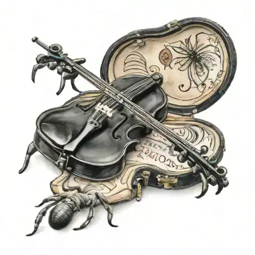 Oreo Violin Head Spider With Violin Case