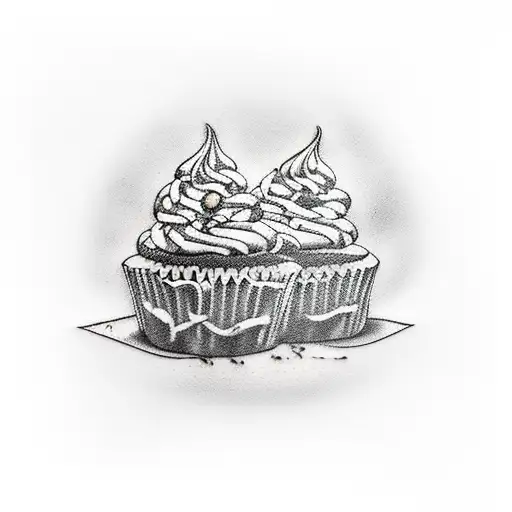 A Realism Style Tattoo Of A Bakery Storefront With Harry Potter Themed Pastries On Display