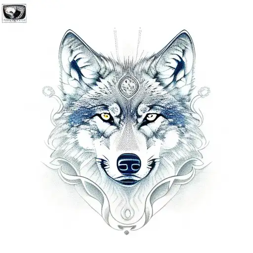 Wolf With Shaka Of Virgo