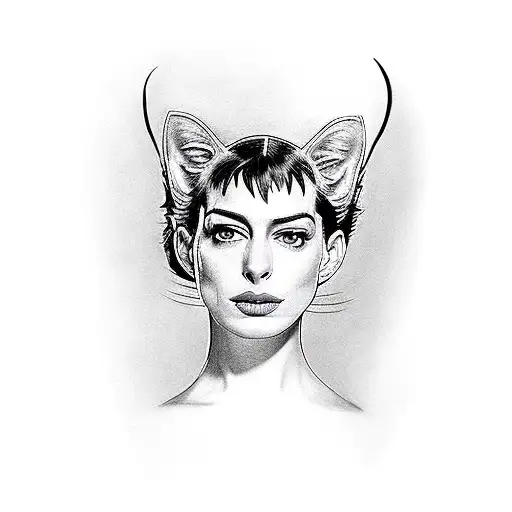 Anne Hathaway As Cat Woman From Batman