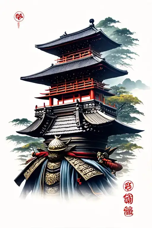 Japon Samurai Temple