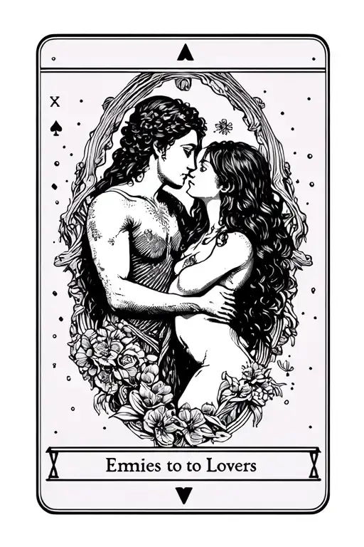 Enemies To Lovers Tarot Card