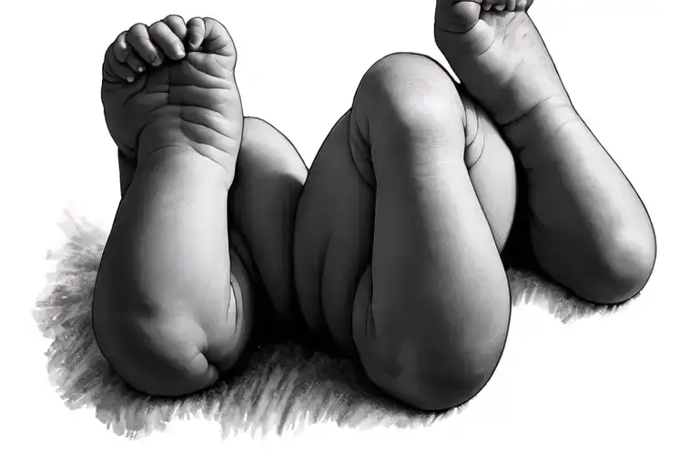 The Legs Of The Baby