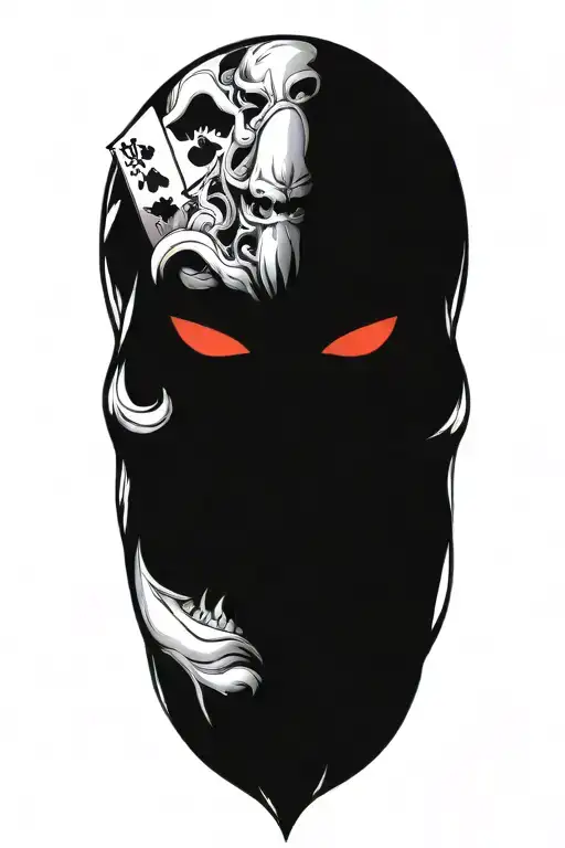 Demonic Playing Cards Forming