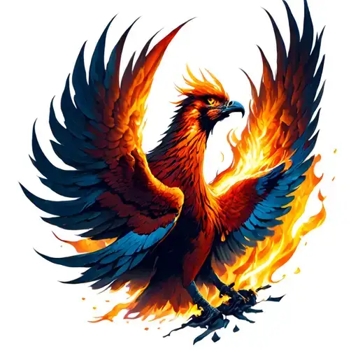 Phoenix Rising From The Ashes