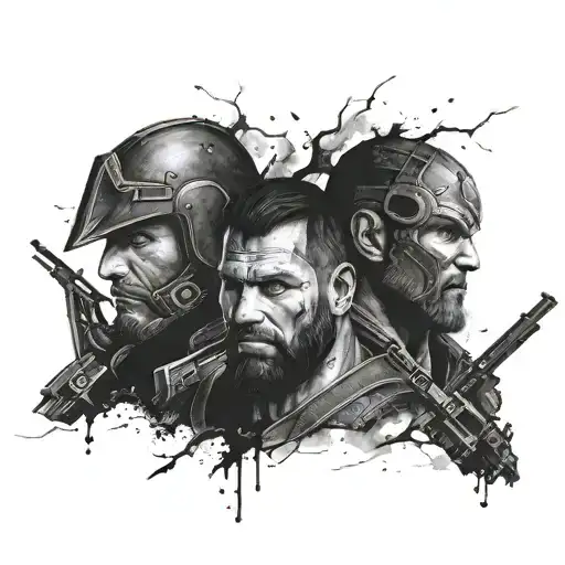 Marcus Fenix And John Spartan