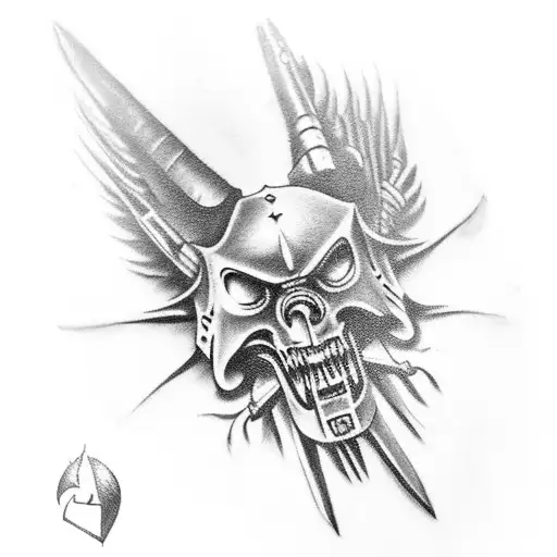 Warhammer 40K Battleship In A Realistic Style