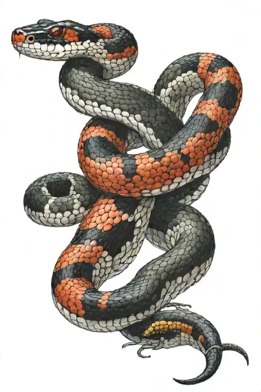 Coral Snake Slithering