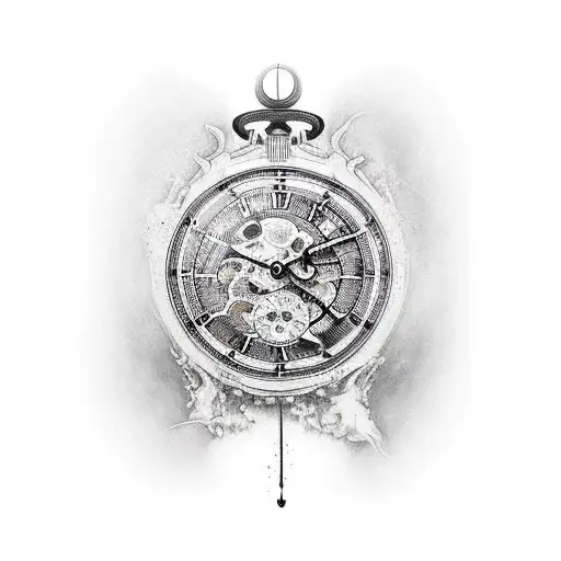 Tall Grandfather Clock Falling Apart