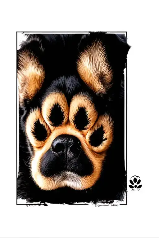 Dog Paw Print