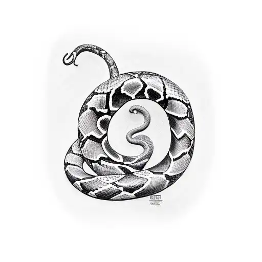 A Snake Wrapped Around A Cocktail Glass