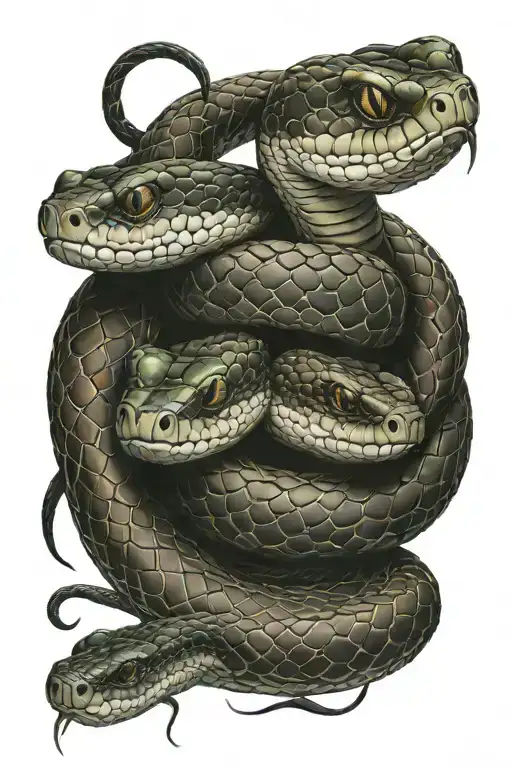 Three-headed Snake