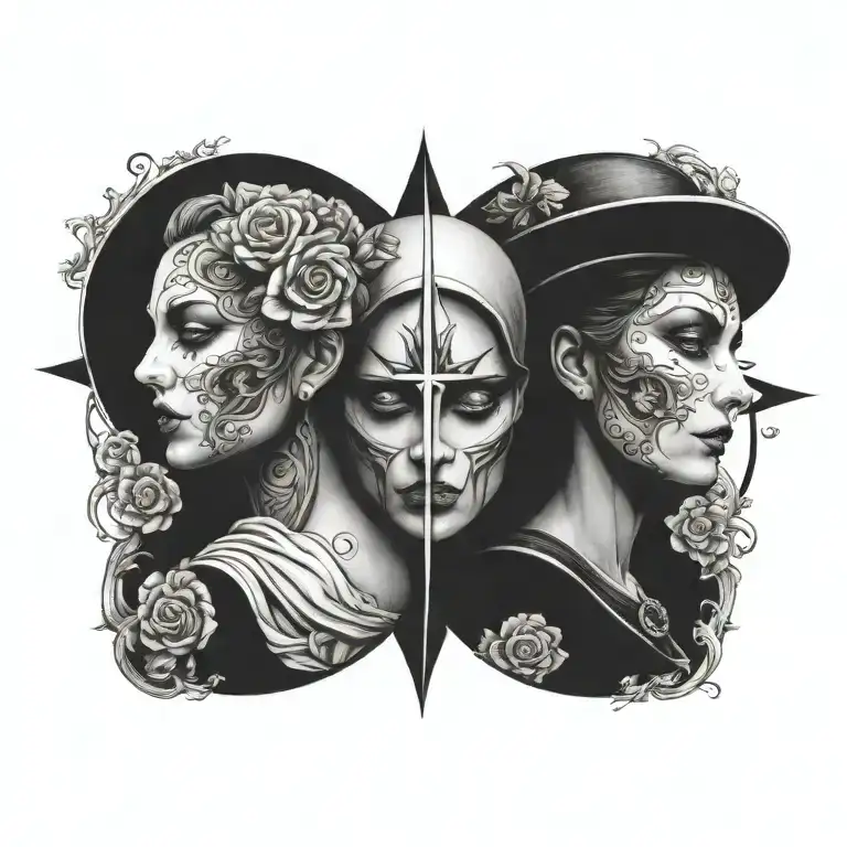 Without Flowers Two Faces Good And Evil