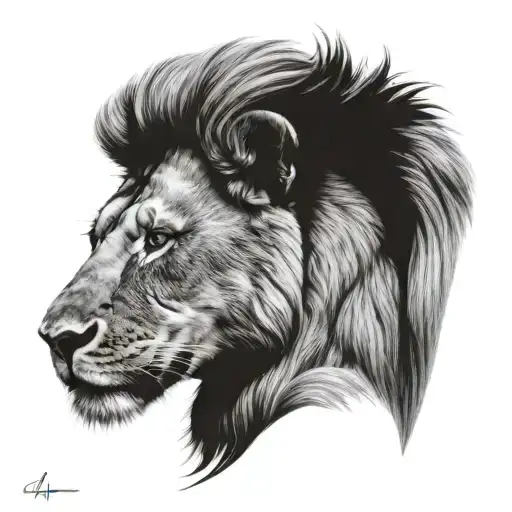 Head Half Lion Half Bull