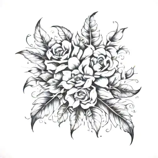 Incorporate A Biblical Verse Into A Vibrant Neotraditional Floral Design