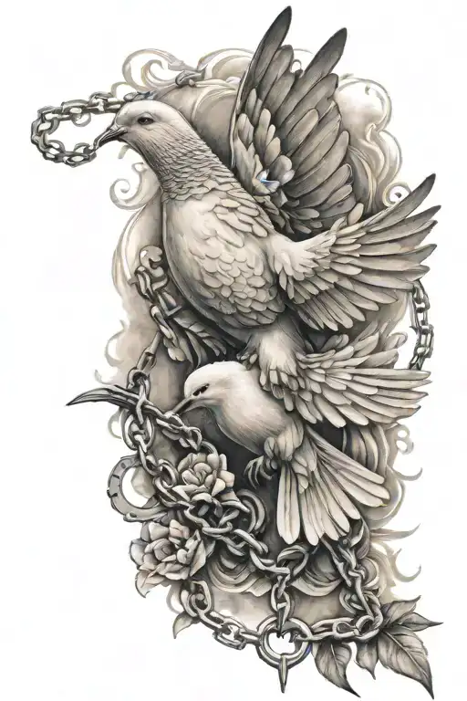 Dove That Flies Away Chained