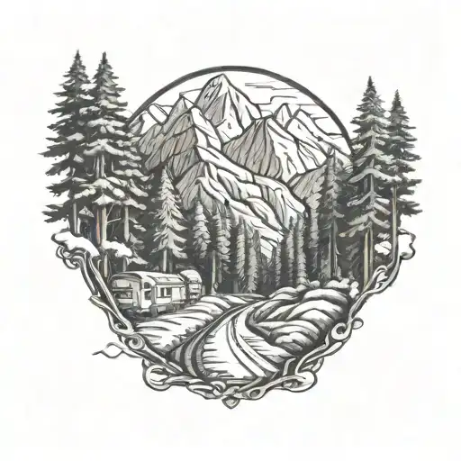 Forest Montain Road Trip