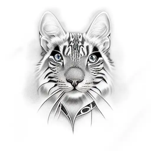 Black And White Animals With Colored Eyes