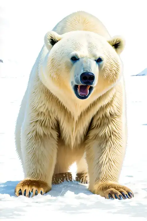 Bears Hungry Polar Bear