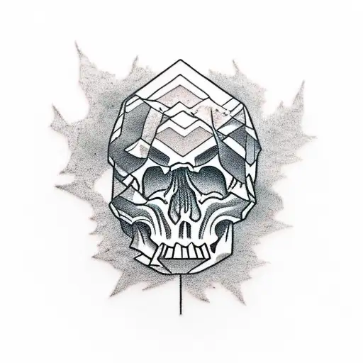 A Mountain Made Of A Skull