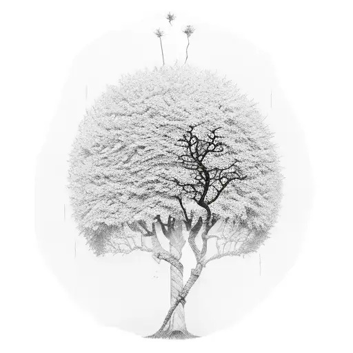 A Tree Growing Money As Leaves