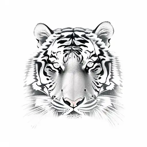 Tiger And Women In The Jungle