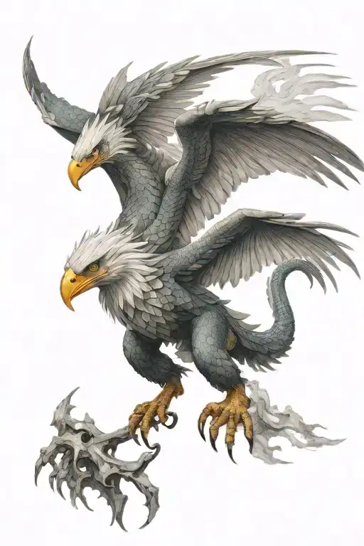 Powerful Dengerous Dragon Flying Eagle