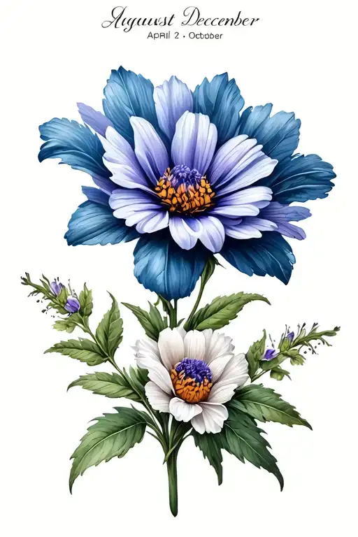 April June 2 August October December Birth Flower
