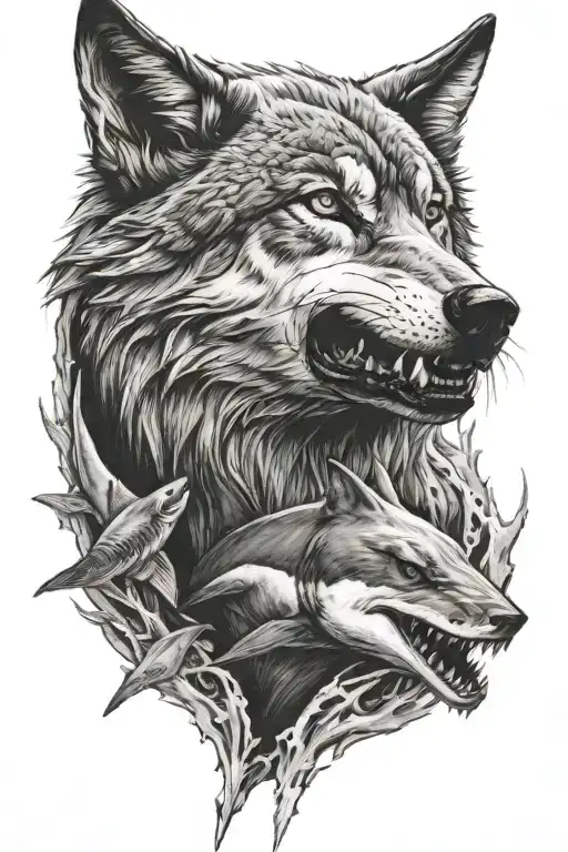 Wolf And Shark