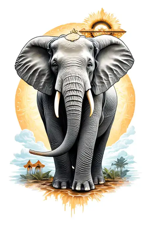 Elephant And Jesus Christian