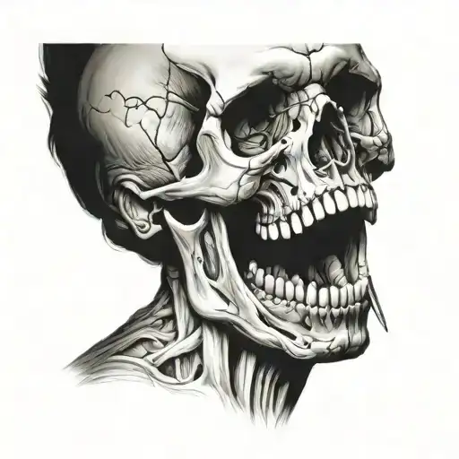Skull Open Mouth
