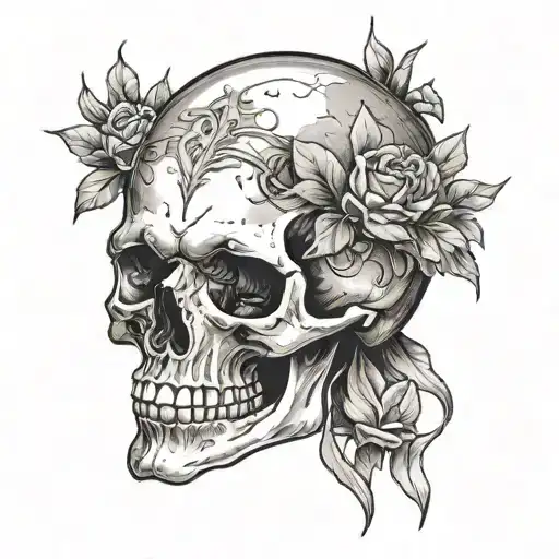 Skull With A Halo