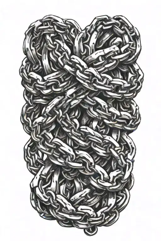 Broken Chain Wrapped