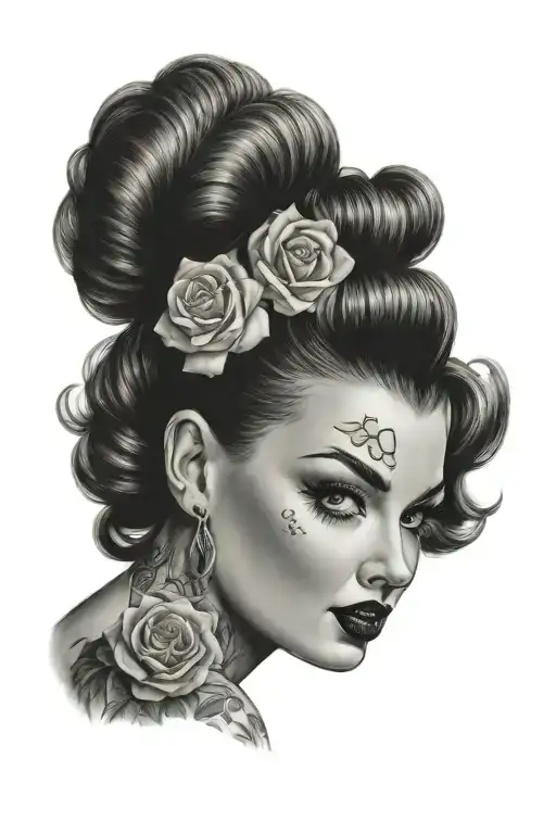 50S Girl Pinup Girl With