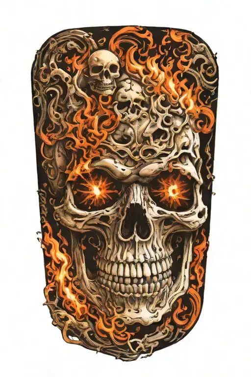 Skull And Fire