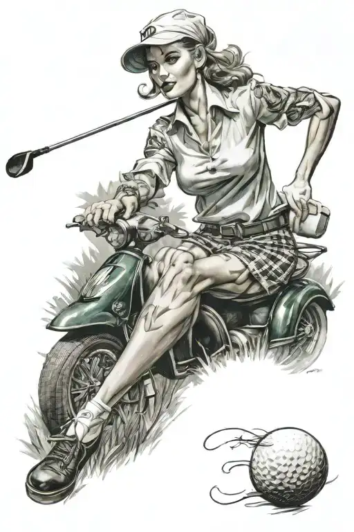 Golf Pinup Girl