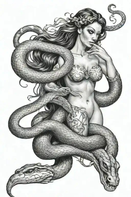 Aquarius And Snake